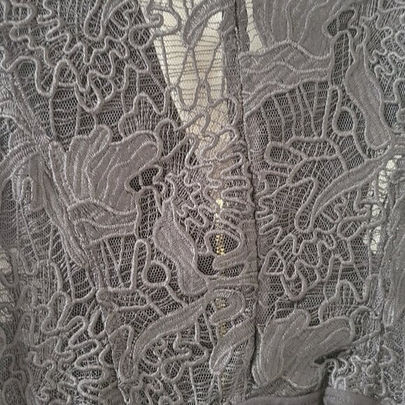 XOXO brand black lace peplum jacket - Picture 4 of 4